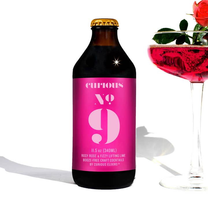 Curious Elixir No. 9 Booze-Free Cocktails for wholesale on Faire0
