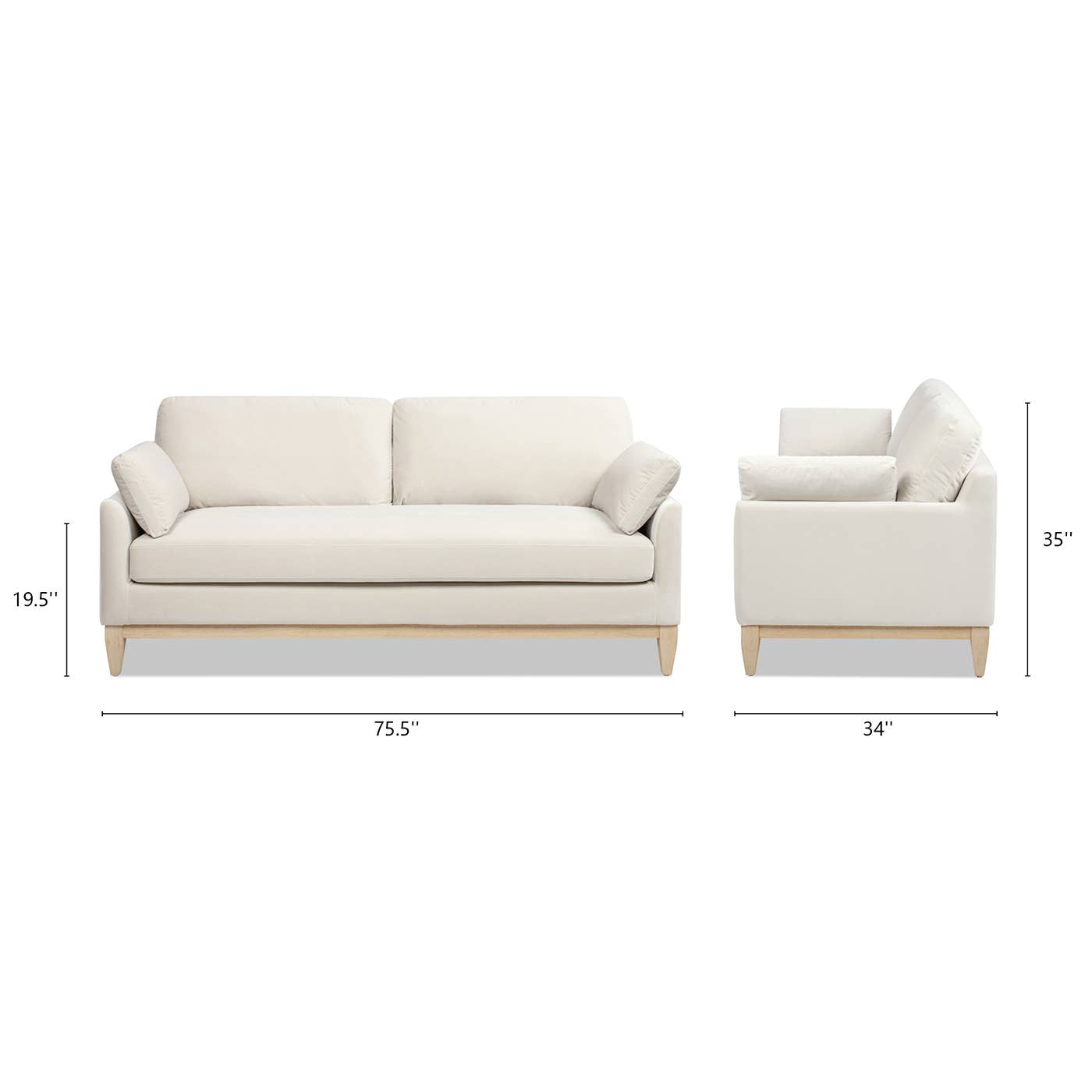 Jennifer Taylor Home - Wholesale Sofa - Pasadena Modern Farmhouse Living Room Seating Collection15