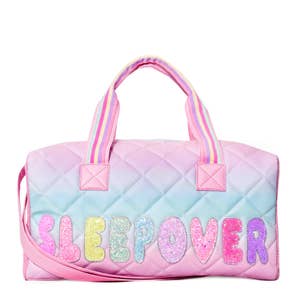 Wholesale Women Ladies Girls Pink Weekend Sleepover Duffel Bag