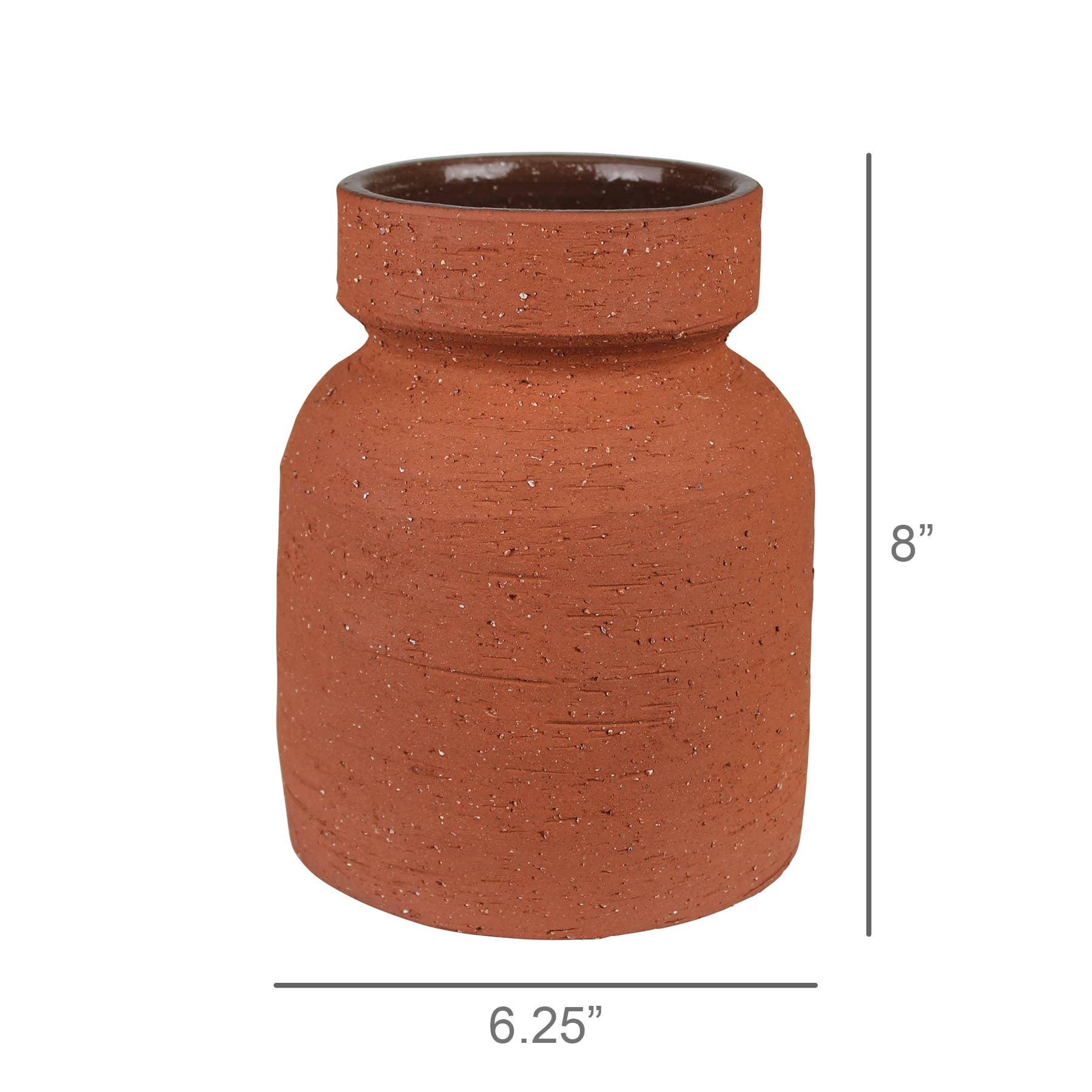 HomArt – wholesale Vase – Kosta Vase, Terra Cotta Cement - Short1