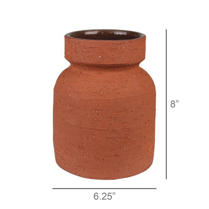 HomArt – wholesale Vase – Kosta Vase, Terra Cotta Cement - Short1