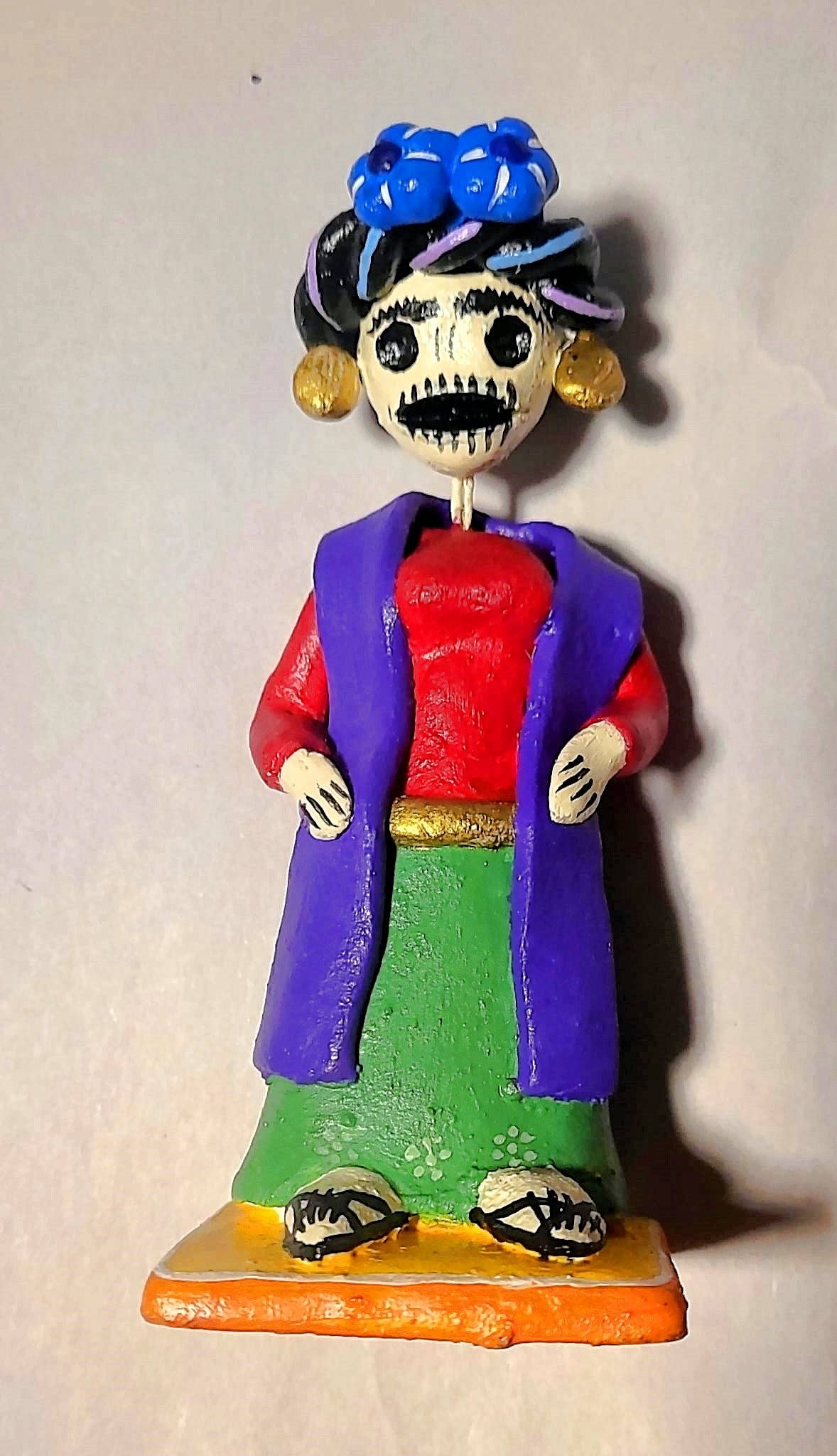 Arara Enterprises - Wholesale Kaarsenhouder - MP-41F Individueel vrouwelijk skeletfiguurtje 4,5x2”2