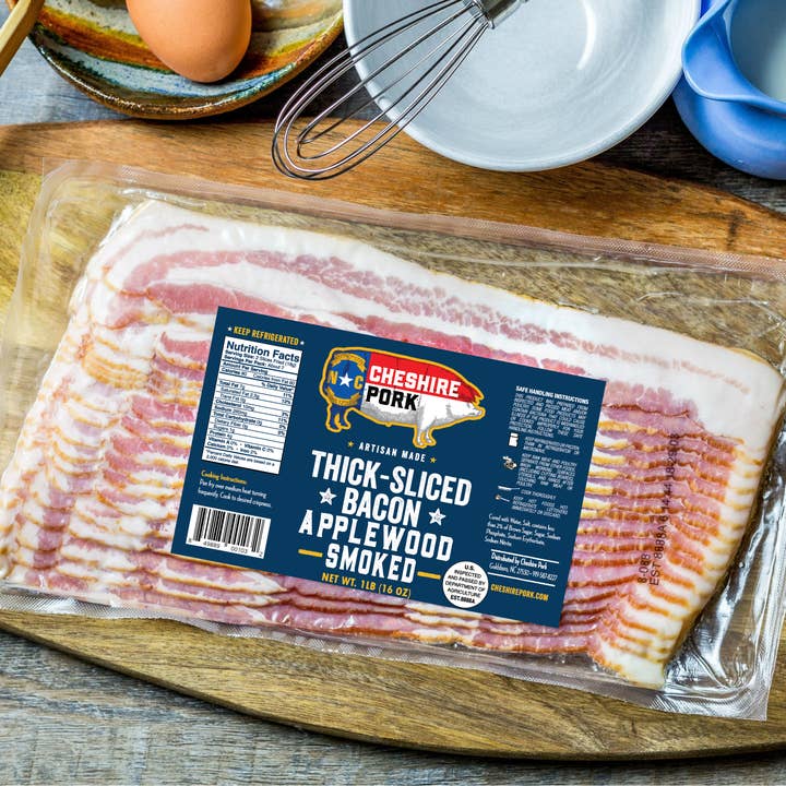 Lard fumé au bois de pommier pour la vente par Cheshire Pork