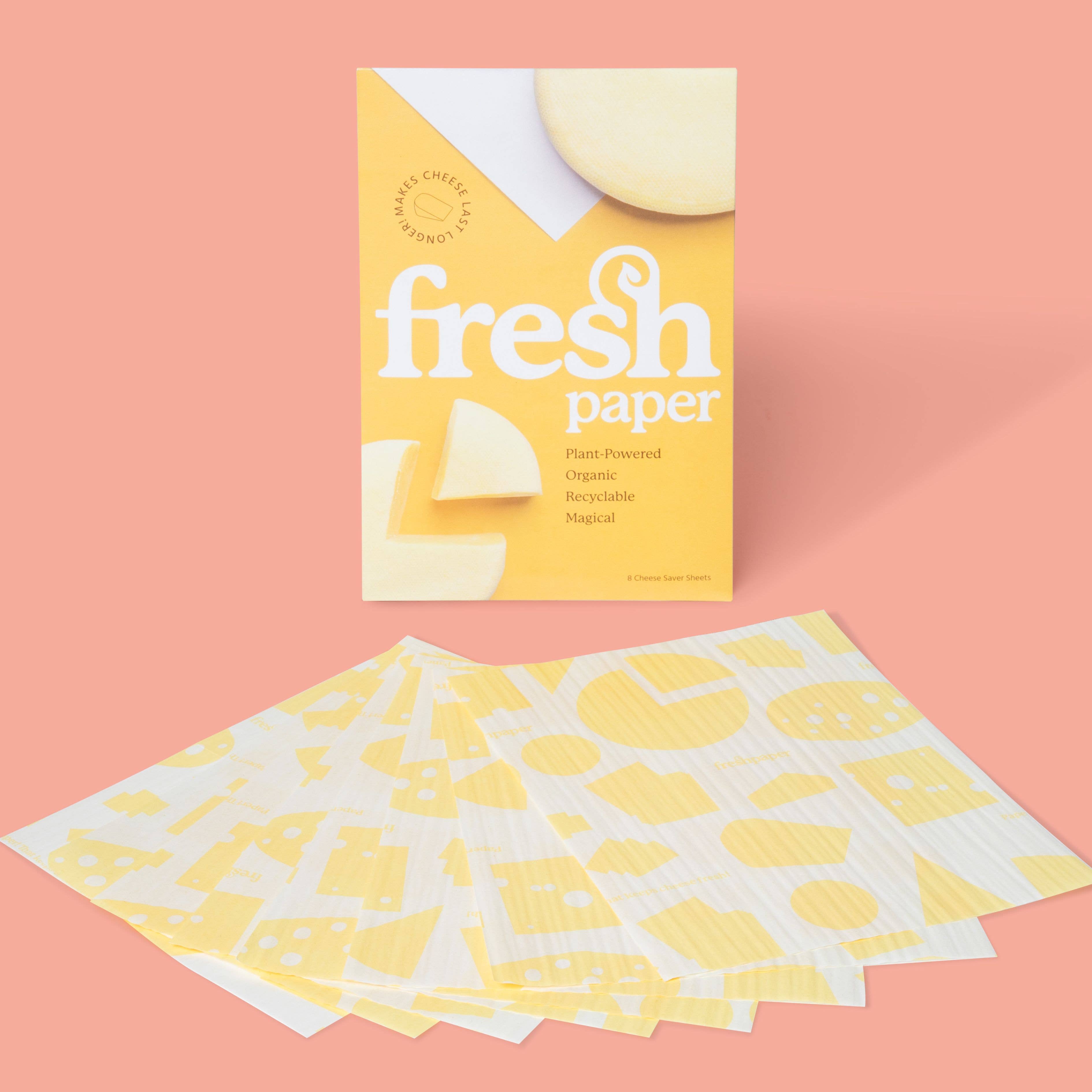 The Freshglow Co. – Großhandel Verpackung/Beutel zur Aufbewahrung von Lebensmitteln – FRISCHPAPIER Käse-Saver Wraps1