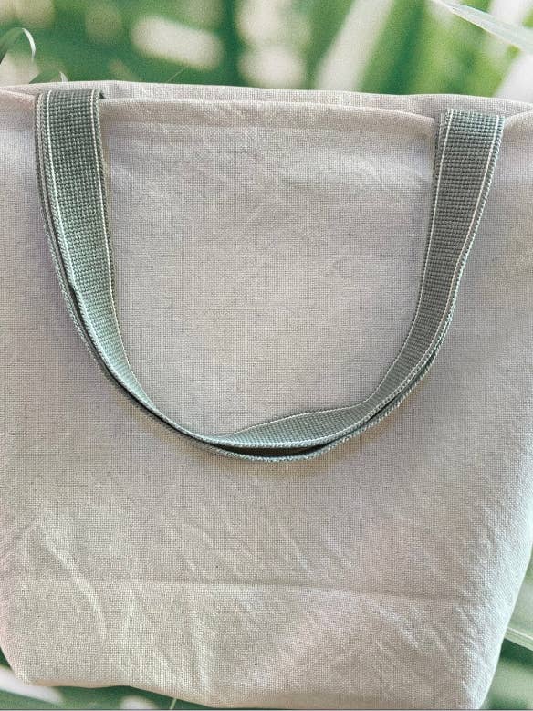 Cream Organic Cotton Tote – Handmade Bag for wholesale by everydaybags.gifts