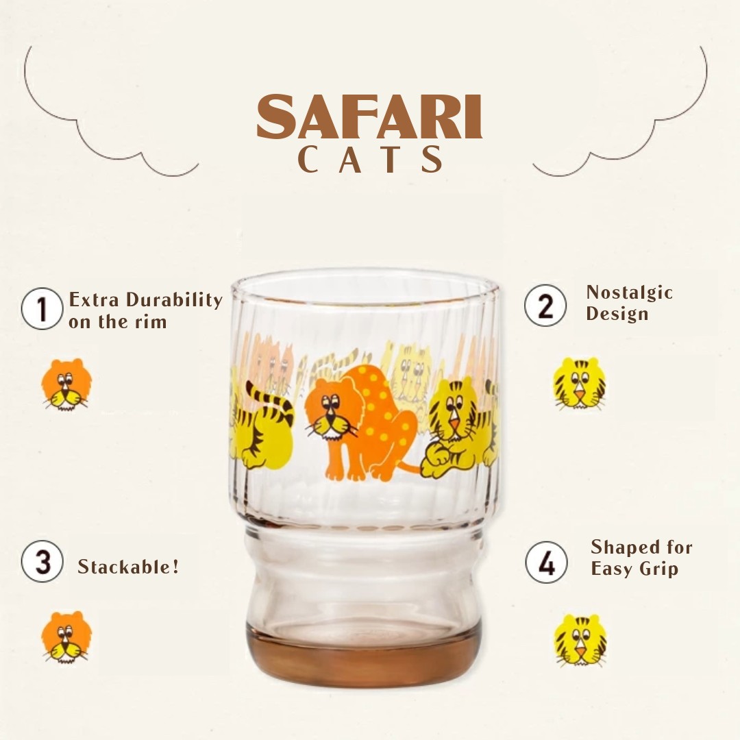 ADERIA - Wholesale Drinking Glass/Cup - ADERIA Retro | Pair Cups | 2 Pattern Options1