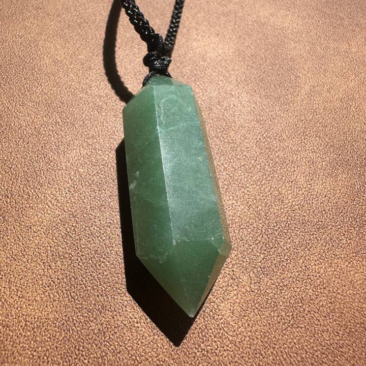 Moon Rituals - Wholesale Pendant/Charm Necklace - Green Aventurine Crystal Necklace