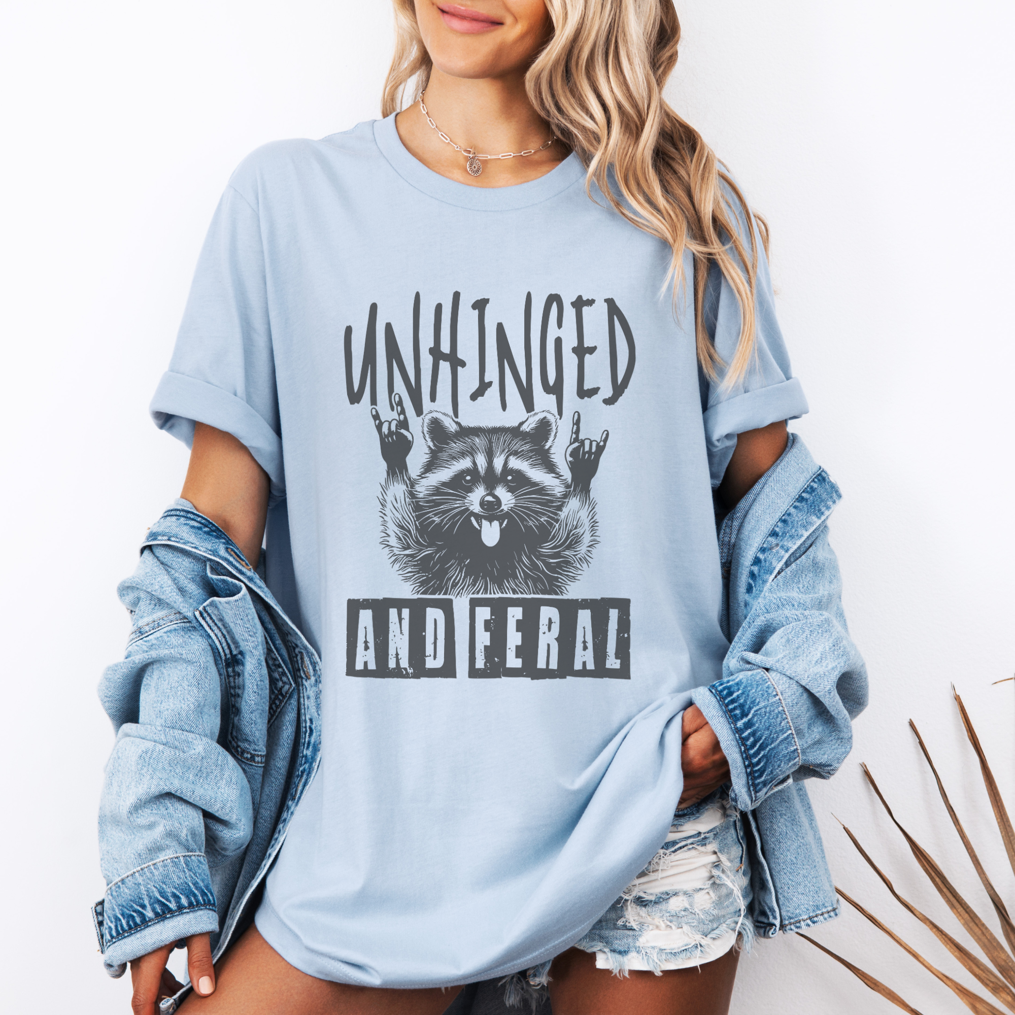 Trendznmore - Modern Graphic Apparel - Wholesale T-Shirt (Graphic) - Women's - Unhinged & Feral Funny Graphic T-Shirt 5
