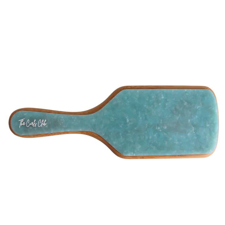 Padelborstel Bamboe Hemelsblauw voor wholesale door The Curls Club