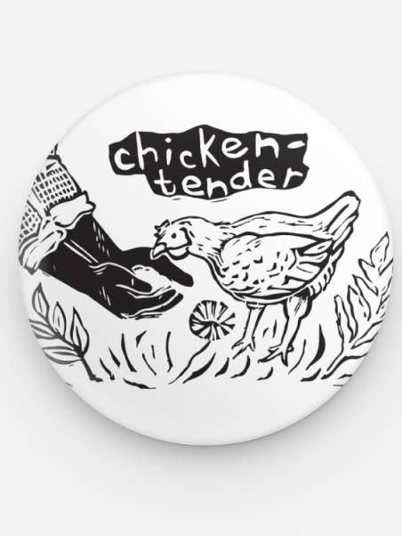 Spilla da 1,25" - Chicken Tender per la vendita all'ingrosso da parte di Coyotesnout