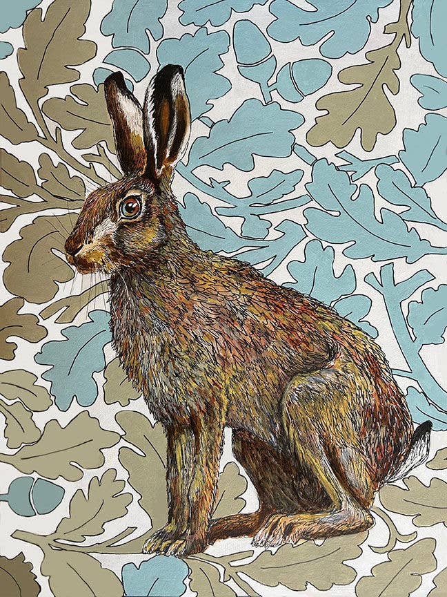Stampa Giclée di Lepre in Piedi per la vendita all'ingrosso da parte di Between the Woods and Sea