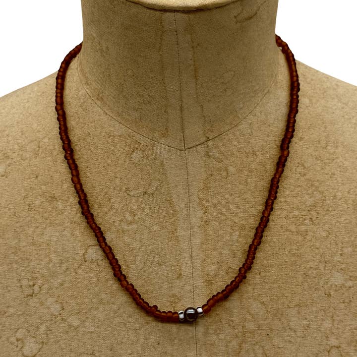 Ava Beaded and Pearl Necklace for wholesale by Audax