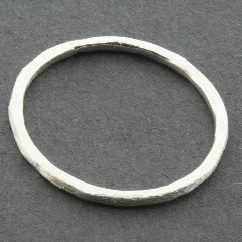 Organic fine band - sterling silver for wholesale by Makers & Providers