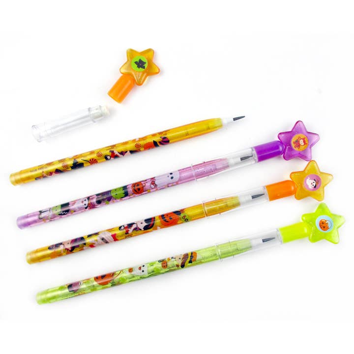 Tiny Mills - Wholesale Potlood - 24 stuks Halloween Multi Point potloden2