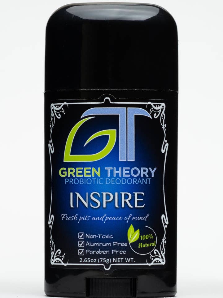Inspire Probiotic Natural Deodorant for wholesale by Green Theory Naturals