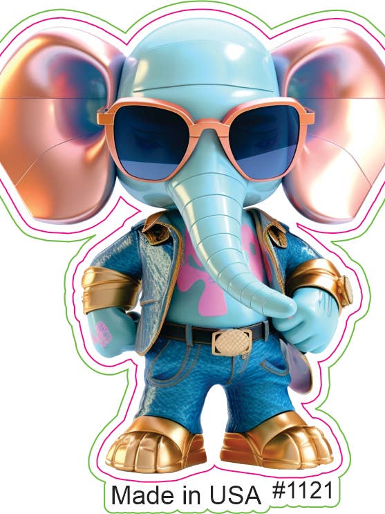 Elephantastic Shades klistermærke for engroshandel hos Big monkey