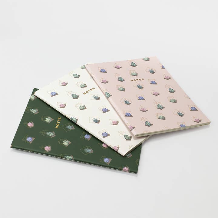 Hadron Epoch Design Studio - Wholesale Notebook - Large Terrarium Notebook 3/SET1