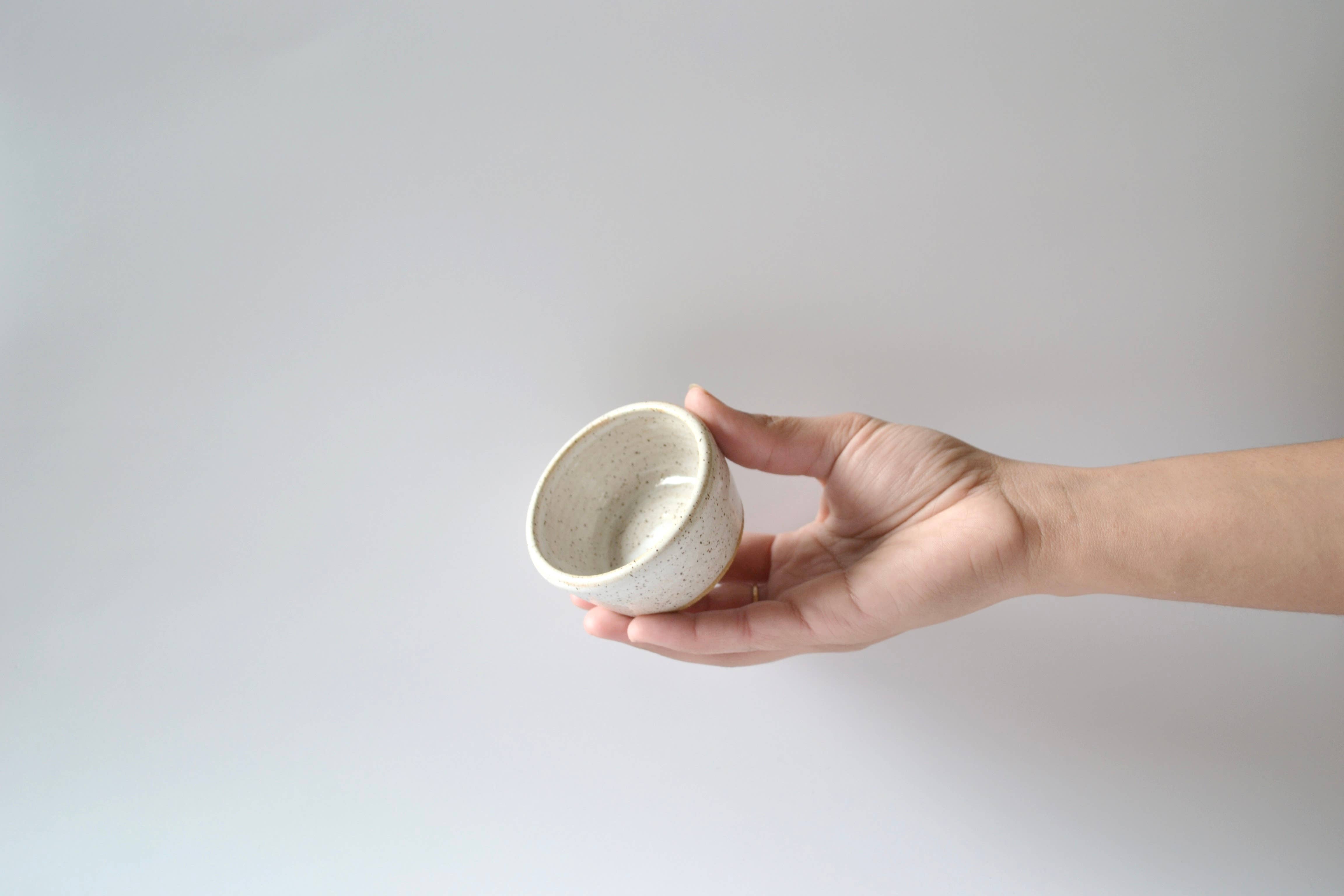 Premadasa - Wholesale Condiment/Dip Bowl - Rustic Tiny Pinch Pot | Speckled | Minimalist | Boho | Bohem4