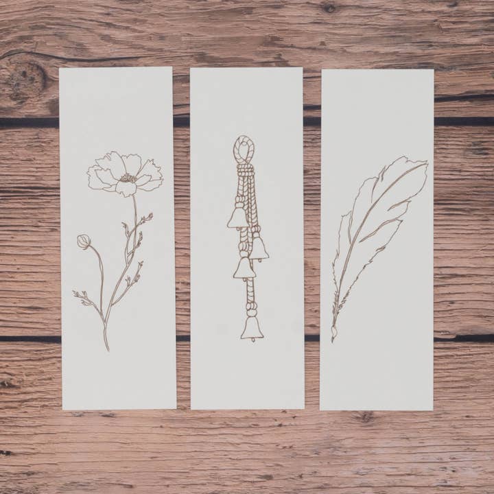 Collection de signets pour chalets pour la vente par Tiny Wolf Studio