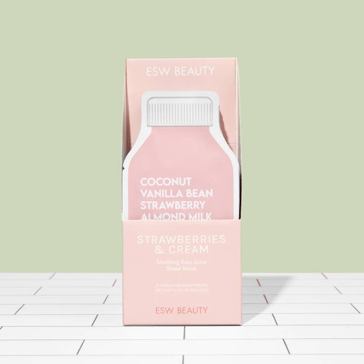 ESW Beauty - Wholesale Skincare Face Mask - Strawberries & Cream PDQ