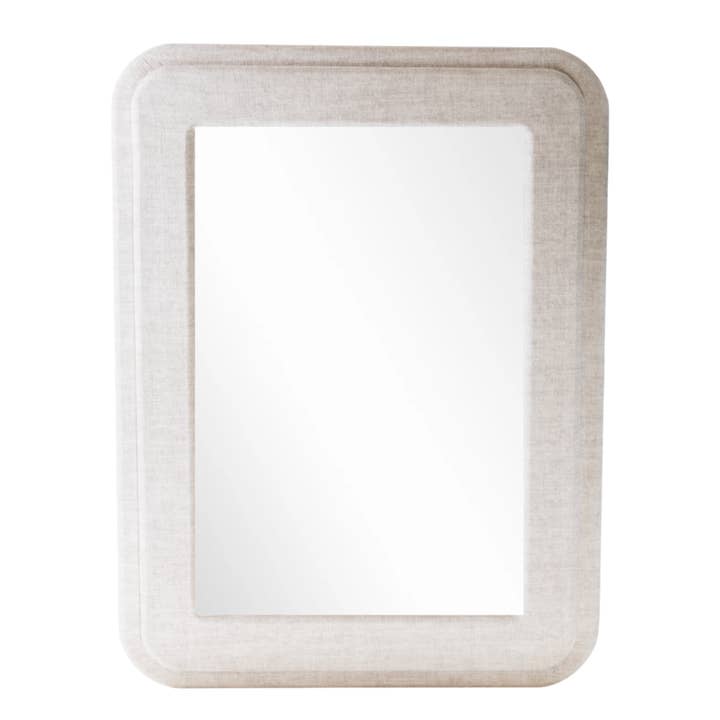 MIR101 Fabric Wrapped Mirror 23.75" x 1" x 31.25" PK 1 for wholesale by Myrians Home Decor