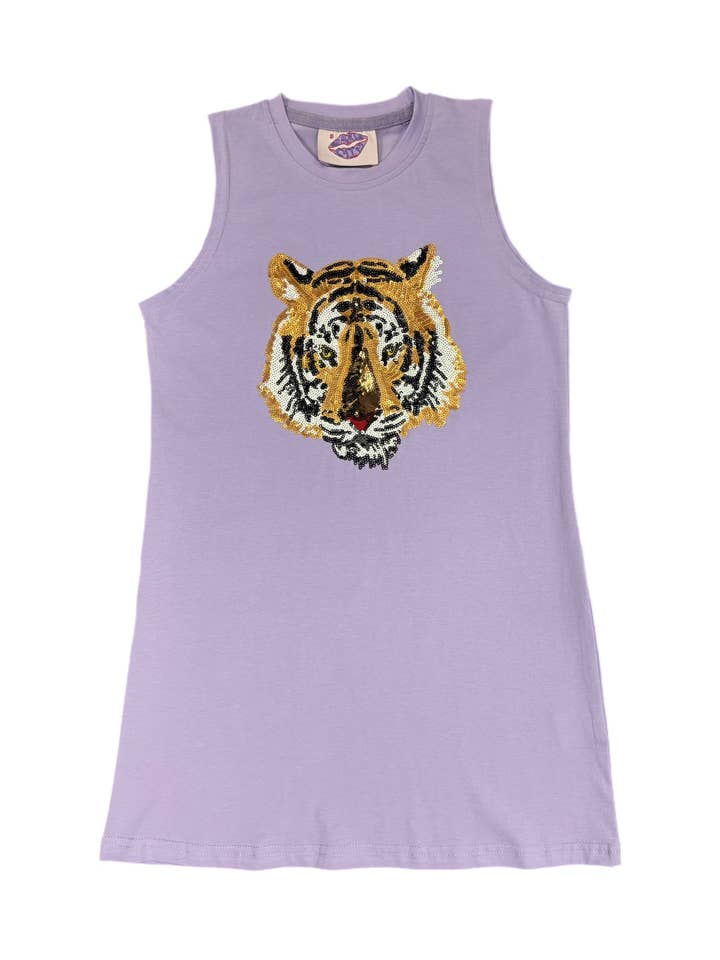 Kids Tiger Tank Dress for wholesale by Sparkle City