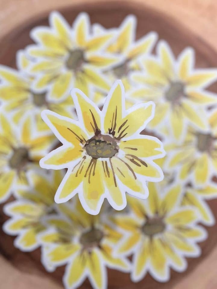 Flower Sticker for wholesale by Ajk Designs