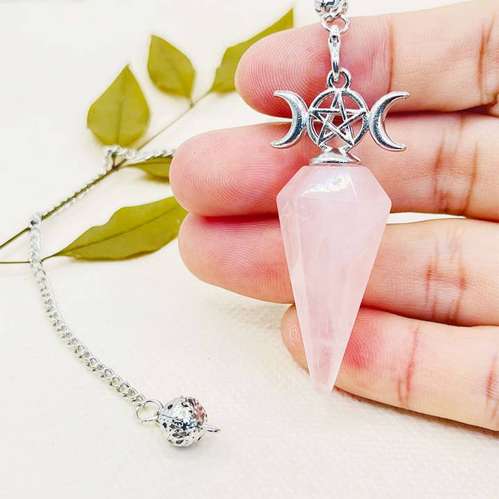 Hypnotische meditatie Zeshoekige piramideslinger voor wholesale door GemMeet