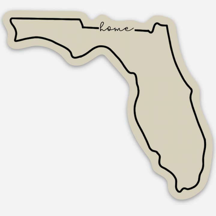 Florida Home Sticker for wholesale by Aster and Arden