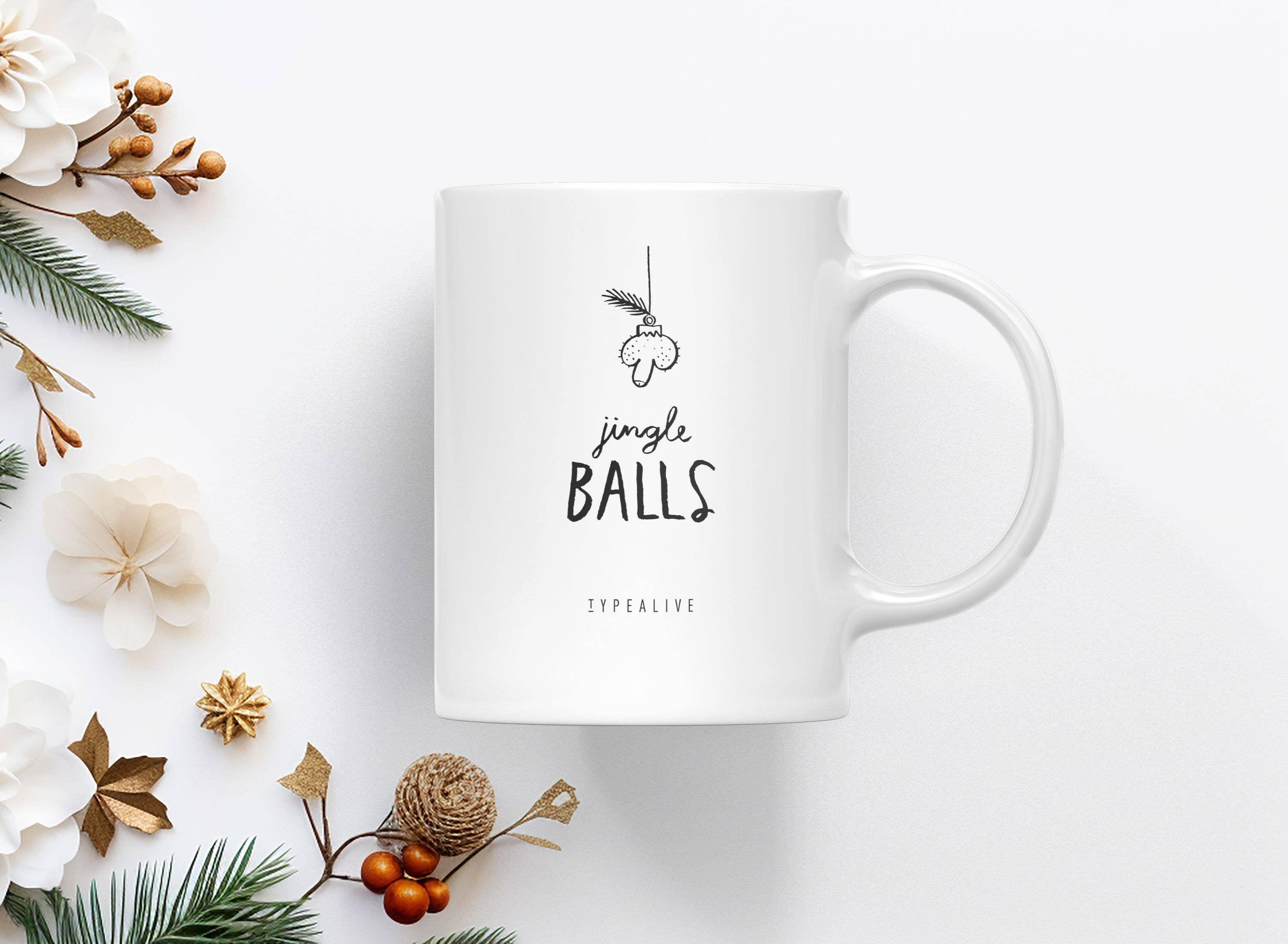 typealive - Vente Tasse à café - Tasse en céramique « Jingle Balls »2