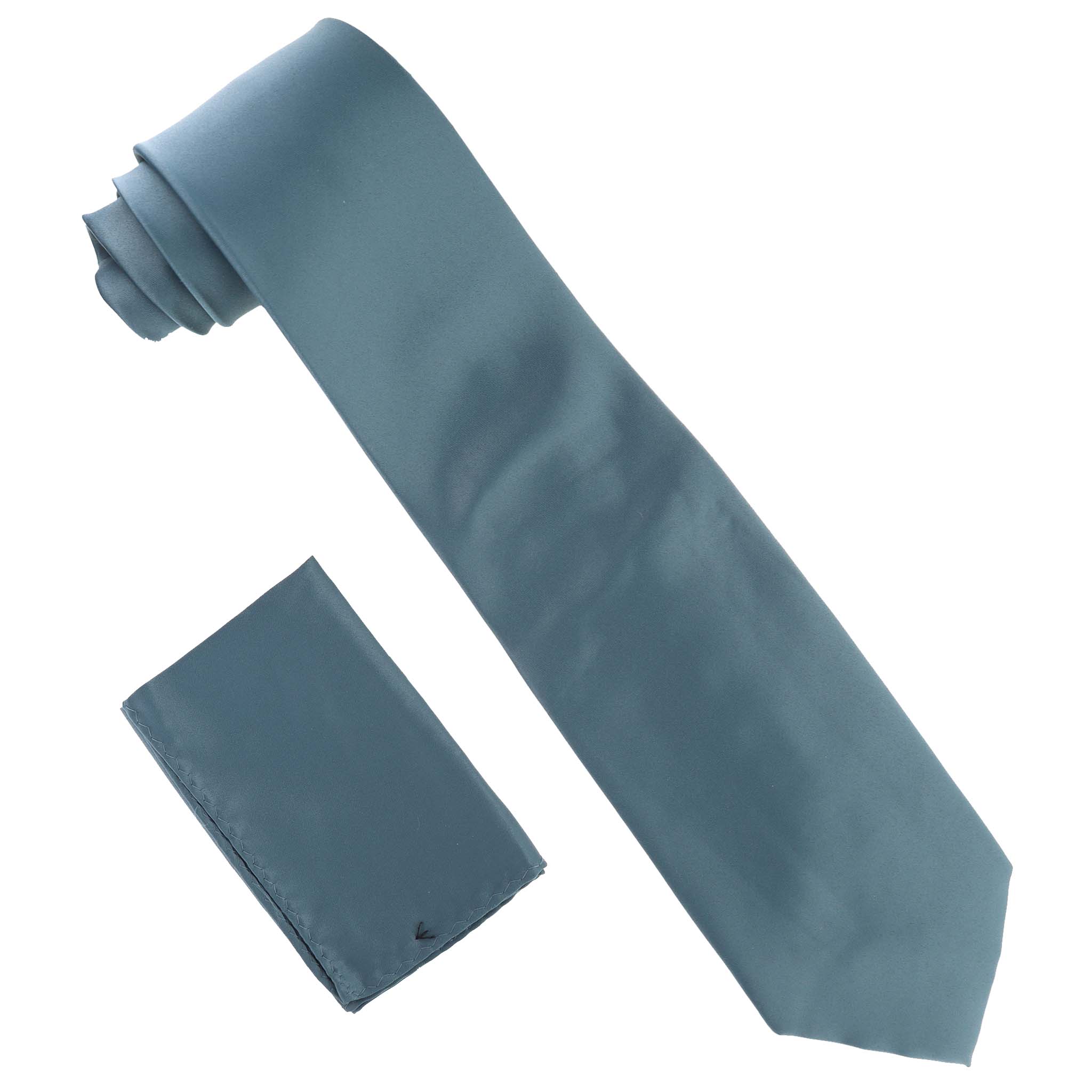 Dubal Brothers – wholesale Slipsar – Herr – Vittorio Farina Solid Satin slips & Pocket Square av Classy Manschettknappar41