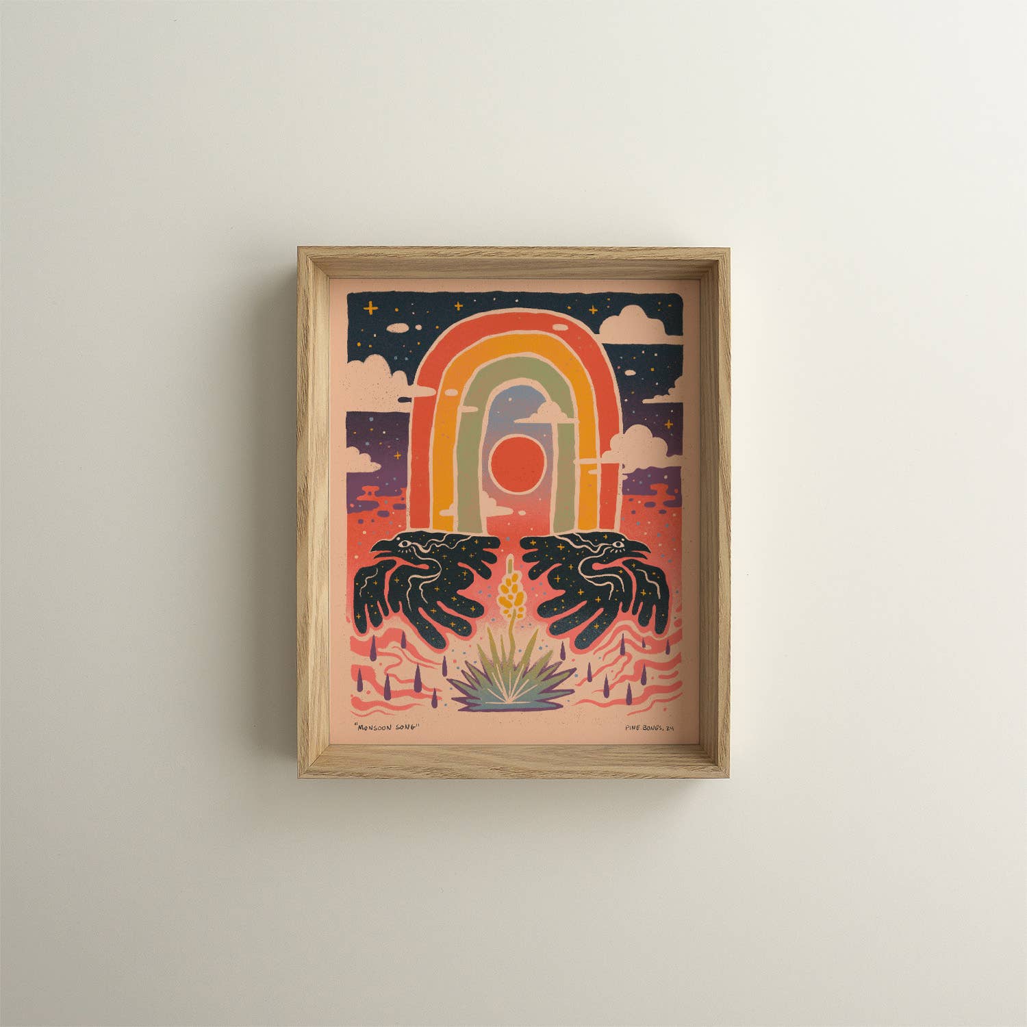 Pine Bones - Wholesale Art Print - Monsoon Song - 8x10 Nature Wilderness Art Print 1