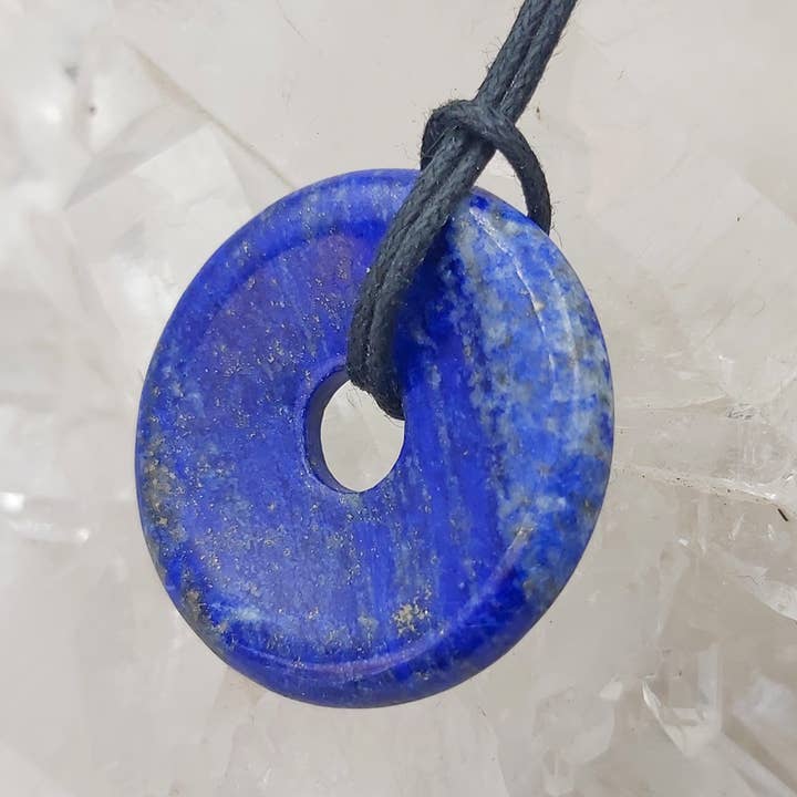 Shamans Crystal - Wholesale Individual Charm/Pendant - Gemstone Donuts Pendant, Crystal Doughnut Pendant
