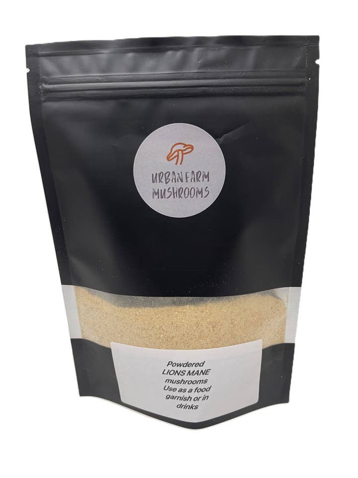 High-strength Lions Mane Powder, 'Triple Extracted' for wholesale by Urban Farm Mushrooms