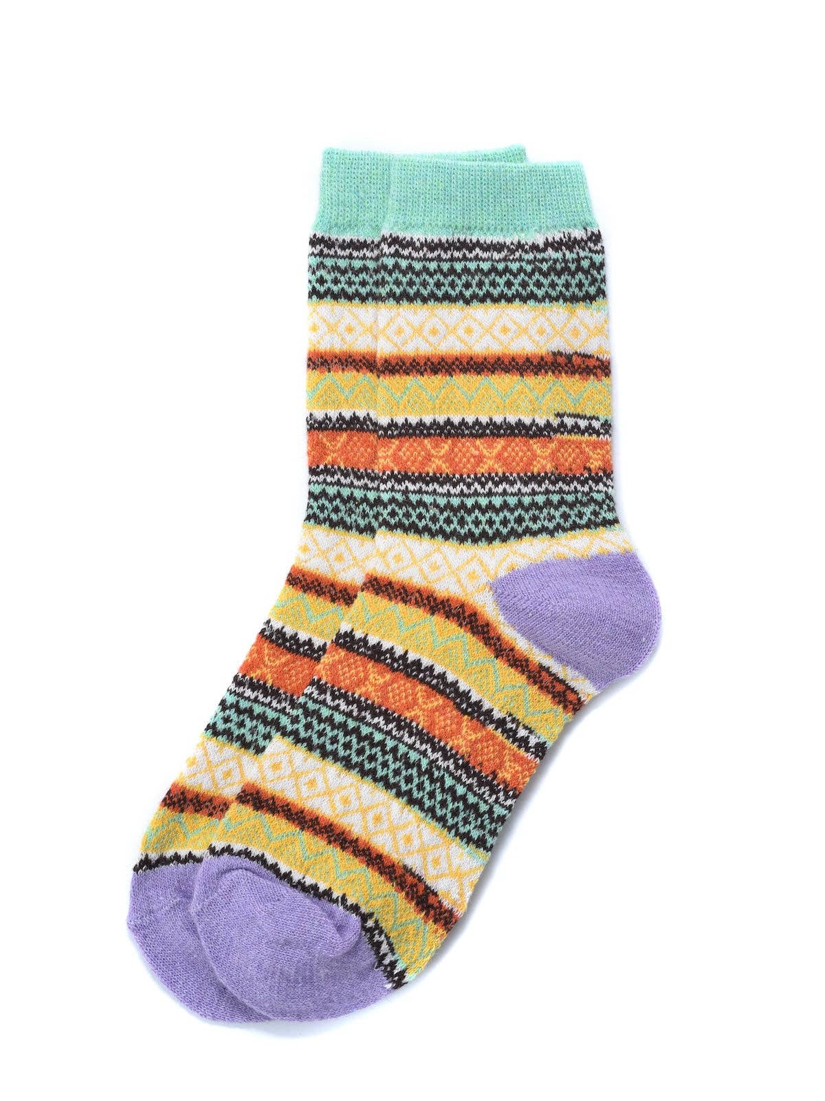 Funkyrel® Atzbranding Limited - Wholesale Socks – Women's - Rufia - 5 Pairs Bohemian Style Wool-Blend Socks6