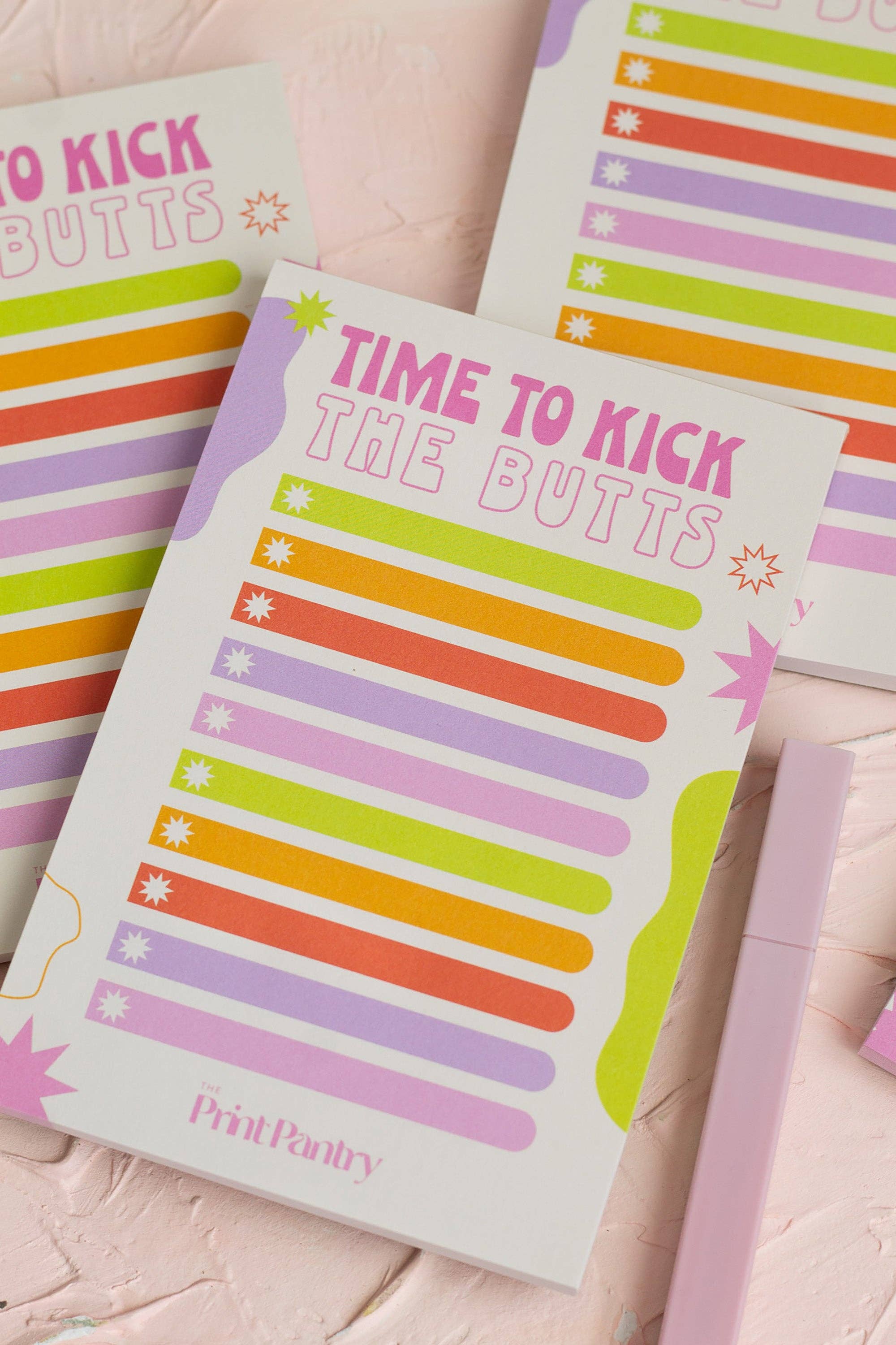 The Print Pantry - Wholesale Notepad - Kick the Butts Notepad7