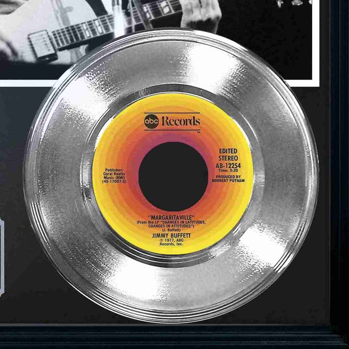 Gold Record Outlet - Wholesale Picture Frame - Jimmy Buffett "Margaritaville" Framed Record Display4