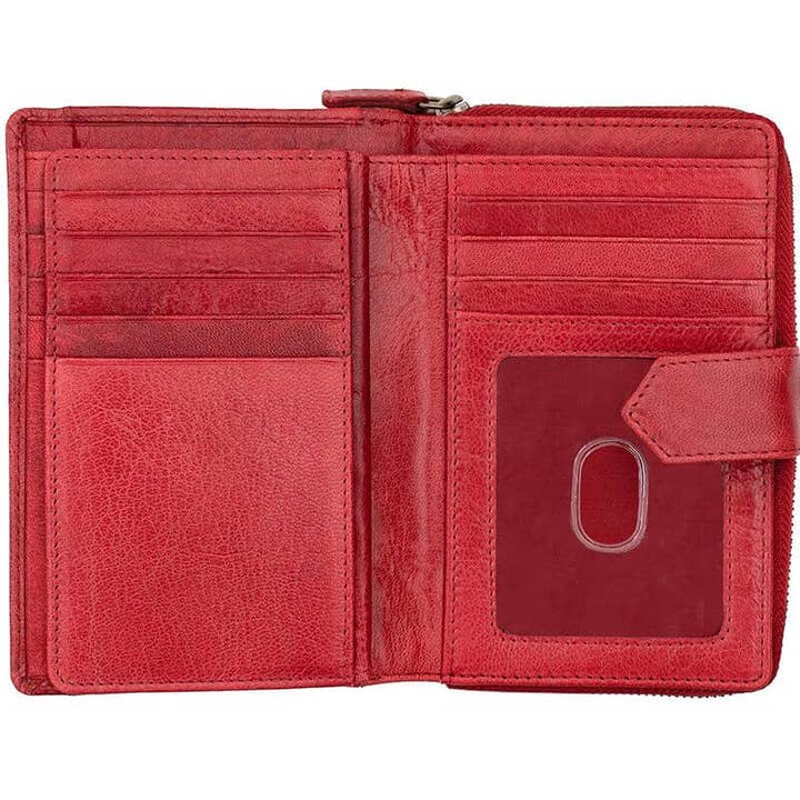 PRIMEHIDE - Wholesale Wallet - Women's - Arizona Leather Bifold Purse - 360218