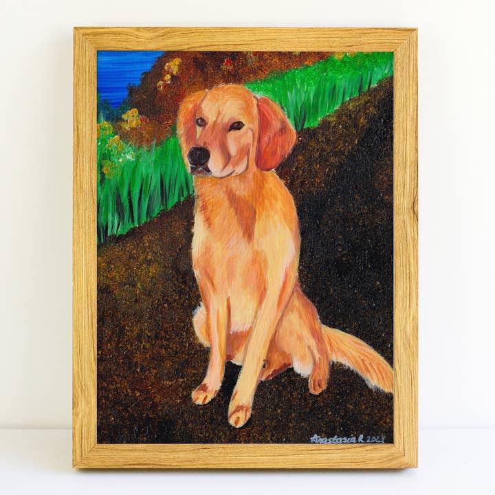 Pensive Valerie Art Print for wholesale by MeerCatArt