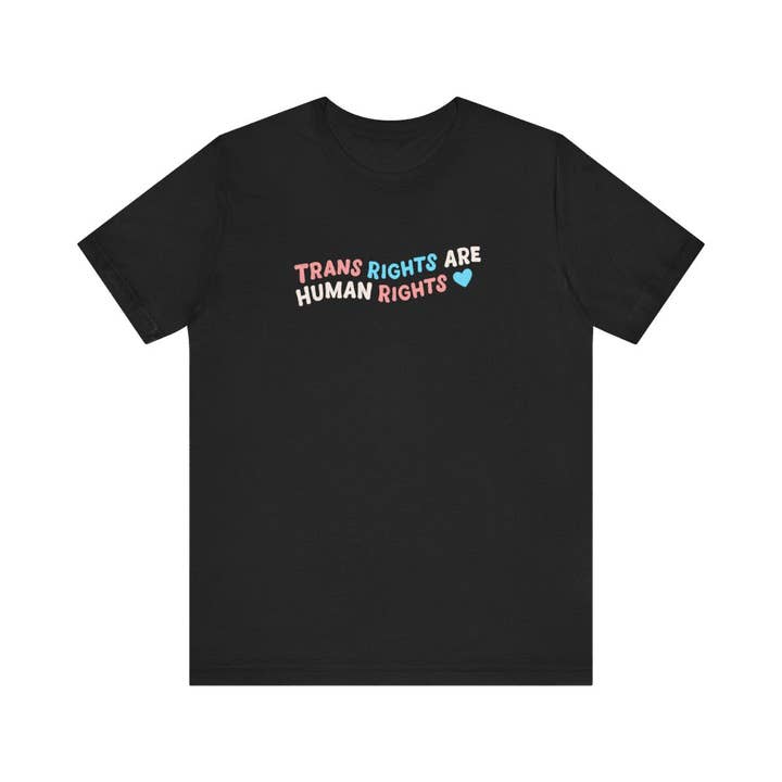 Trans Rights are Human Rights Tee for wholesale by Selenite Studio