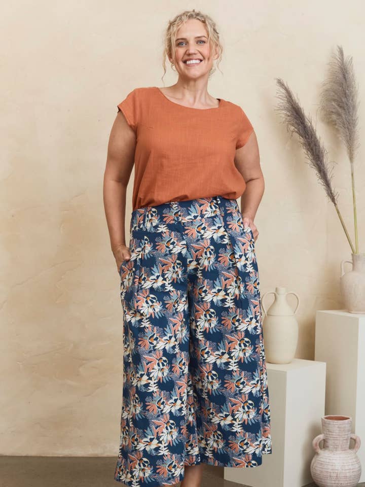 Simone Trouser - Azure for wholesale on Faire0