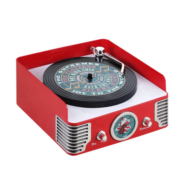 Mr. Christmas - Wholesale Christmas Decoration - 9in. Retro Record Player5