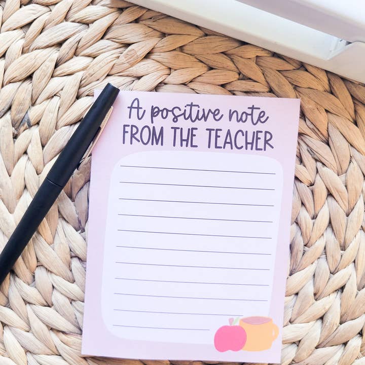 The Good Teacher Co - Wholesale Notepad - A Positive Note from the Teacher Note Pad