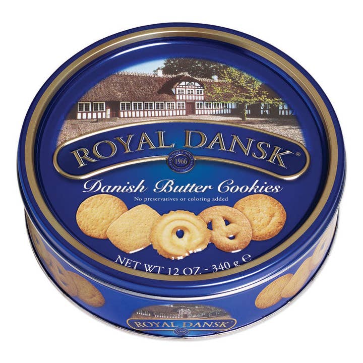 Everyday Supply Co - Wholesale Cookie - Royal Dansk - Cookies, Danish Butter, 12 oz Tin
