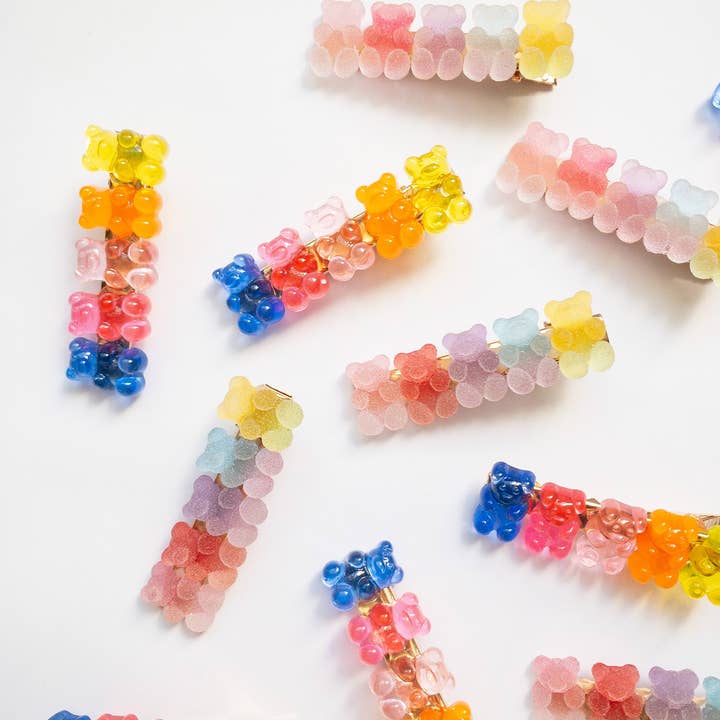 Eggy Cakes – wholesale Hair clip – Child – Gummy Bear Hair Clips
