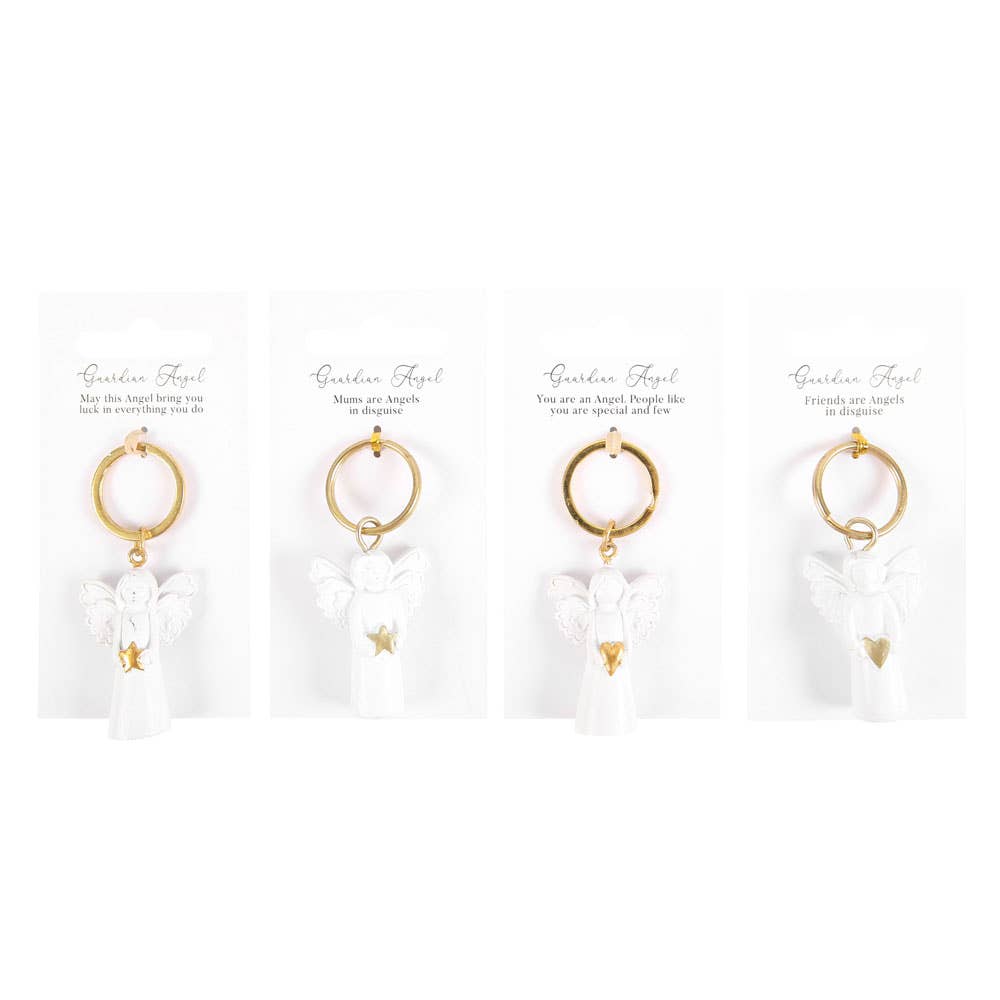 Something Different Wholesale - Wholesale Retailer Display - Home & Living - Set of 24 Guardian Angel Key Rings on Display1