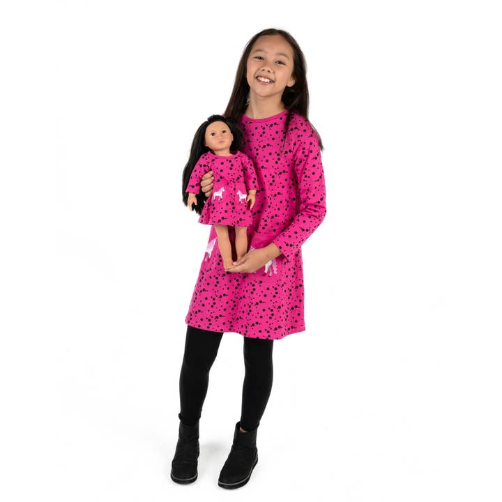 Leveret Pajamas - Wholesale Doll - Kids - Kids Girl & Doll Cotton Dress Back to School10