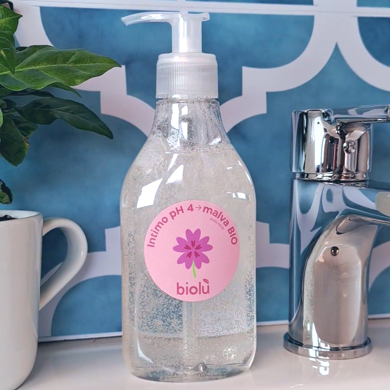 NIVEL SRL SOCIETÀ BENEFIT – Großhandel Intimreiniger/-wischtuch – Biolù Cosmetics - pH 4 Malven Bio lösliches Intimpflegepulver 25 g3