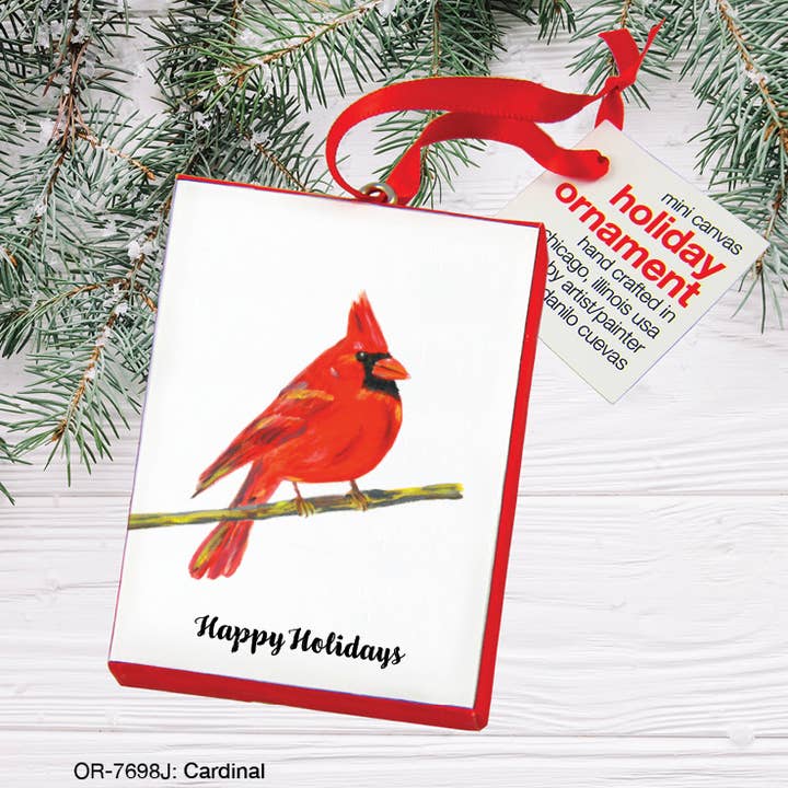 Kardinal, Ornament (OR-7698J) für den Großhandel von Printed Canvas