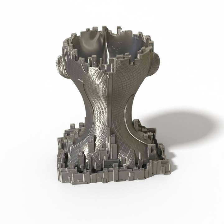 Genetic Designs – Großhandel Blumentopf – Gesichtslandschafts-Blumentopf mit Abtropfschale3